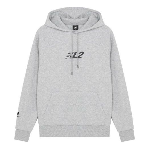 New Balance Men's New Balance Embroidered Logo Sports Pullover Gray MT13580-AG