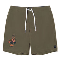 Vans Okeh Fire Record Shorts 'Green Orange' VN000FTXKCZ