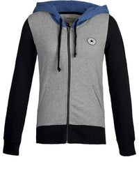 (WMNS) Converse All Star Full Zip Hooded Sweatshirt 'Grey' 12933C-448