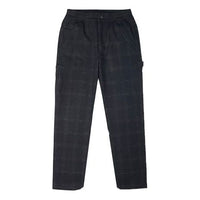 Converse Wool Carpenter Pants Plaid 'Black' 10019998-A01