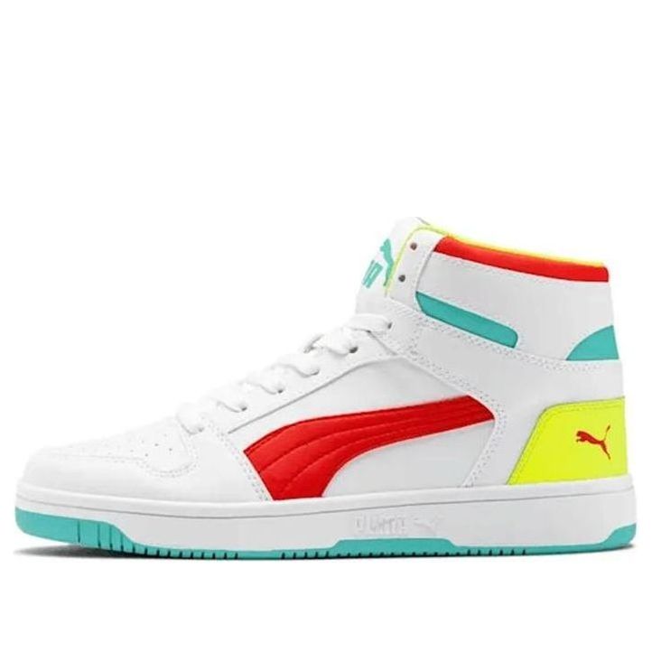 PUMA Rebound LayUp 'White High Risk Red' 369573-08