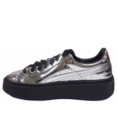 (WMNS) PUMA Platform Metallic Gs Silver 362339-06