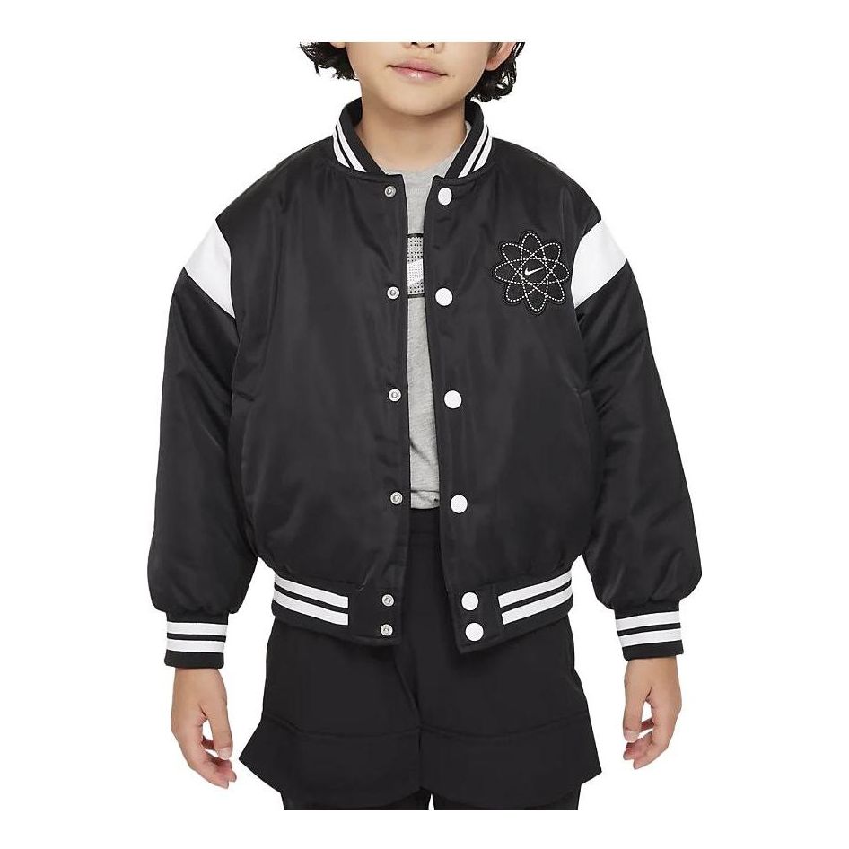 (PS) Nike Culture of Basketball Bomber Jacket 'Black White' FV2852-010