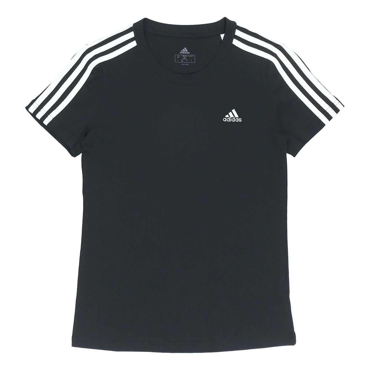 (WMNS) تي شيرت رياضي adidas W 3s T برقبة دائرية وأكمام قصيرة باللون الأسود GL0784