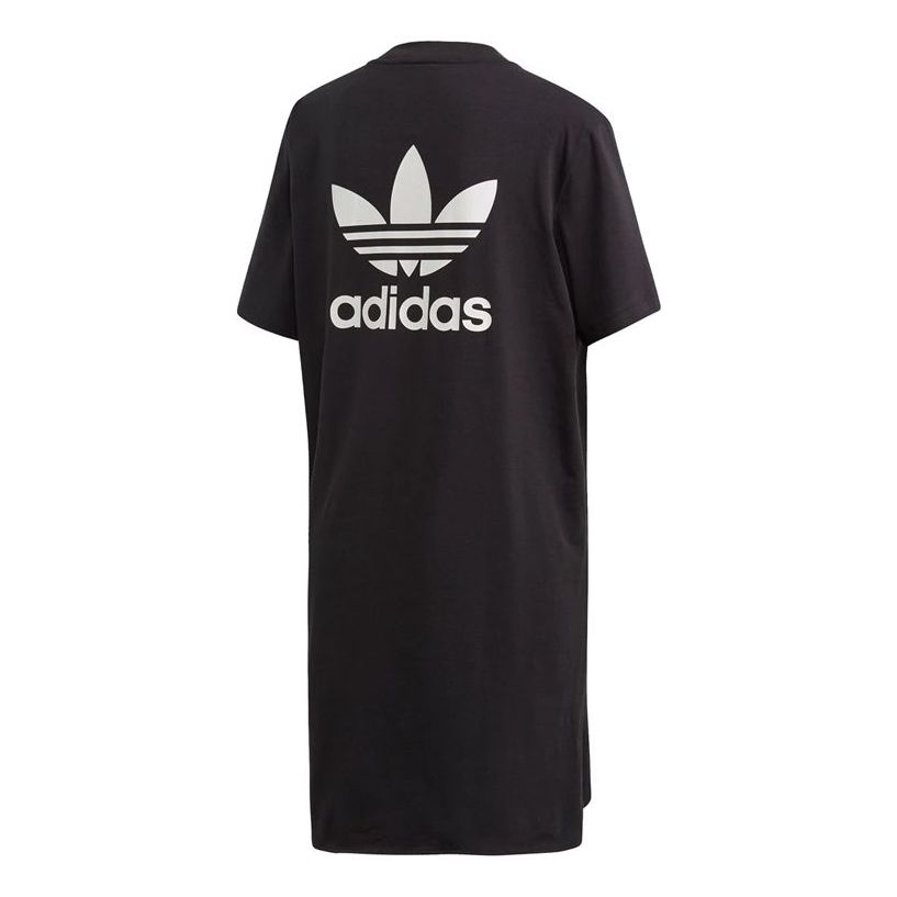(WMNS) adidas Trefoil Dress Asia Sizing 'Black White' FM3276