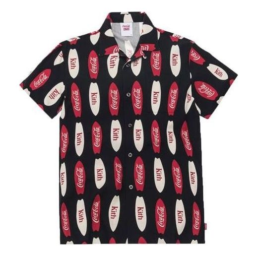 KITH x Coca-Cola Surf Camp Collar Shirt 'Black' KH-005