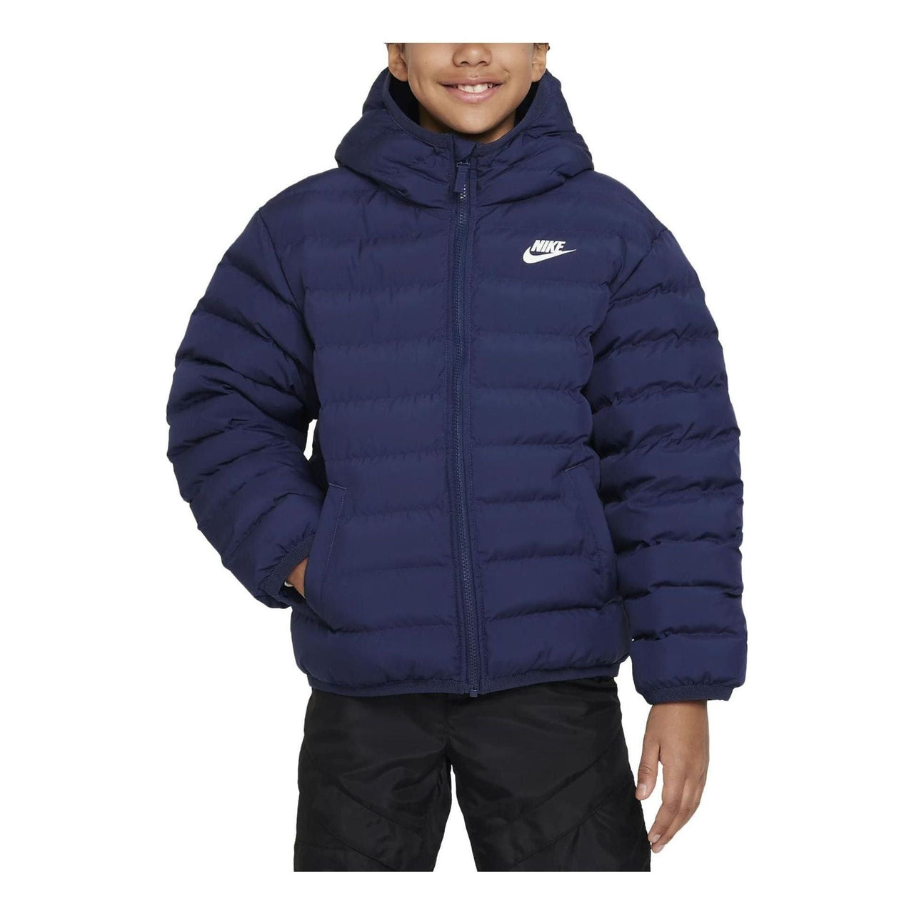 (GS) Nike Sportswear Lightweight Synthetic Fill Loose Hooded Jacket 'Midnight Navy' FD2845-410