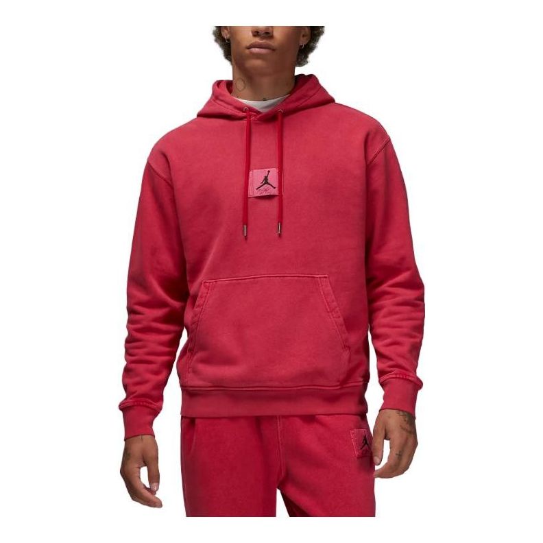 Air Jordan Statement Fleece Washed Hoodie 'Red' FB7290-619