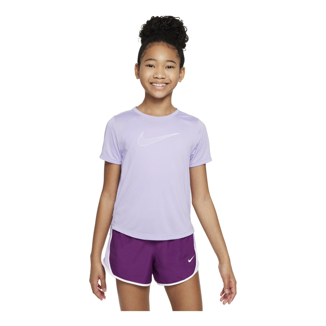 (GS) Nike Dri-FIT Training T-shirt 'Light Purple' DD7639-515