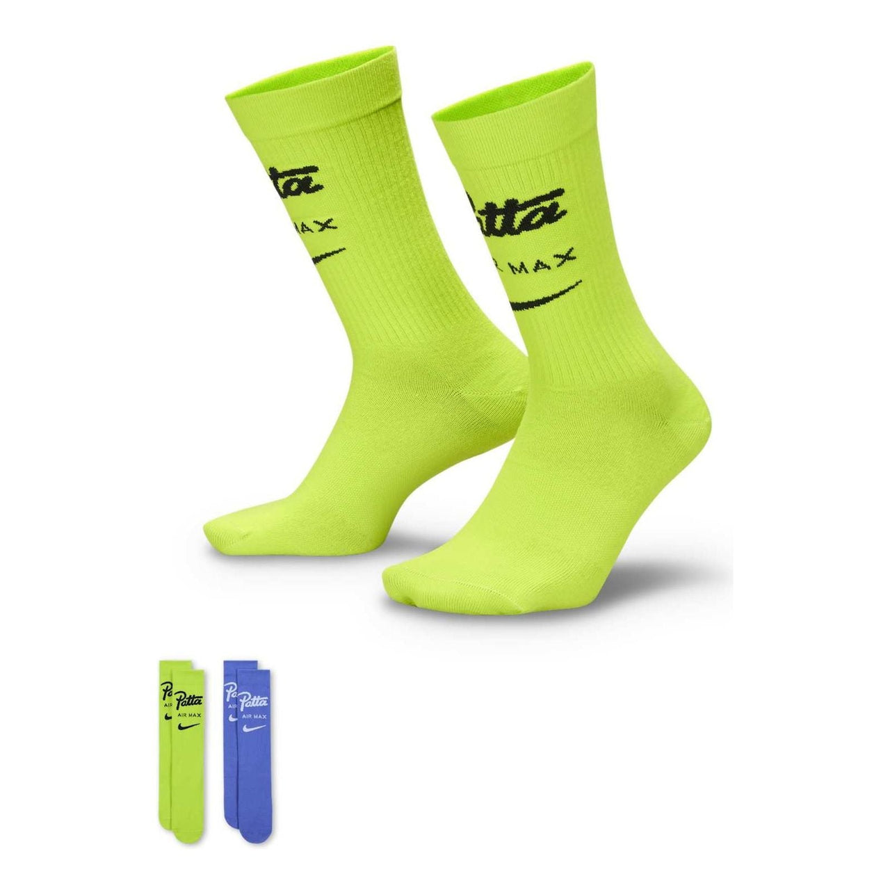 Nike x Patta Everyday Essentials Crew Socks 'Multi-Color' (2 pairs) HM8339-901