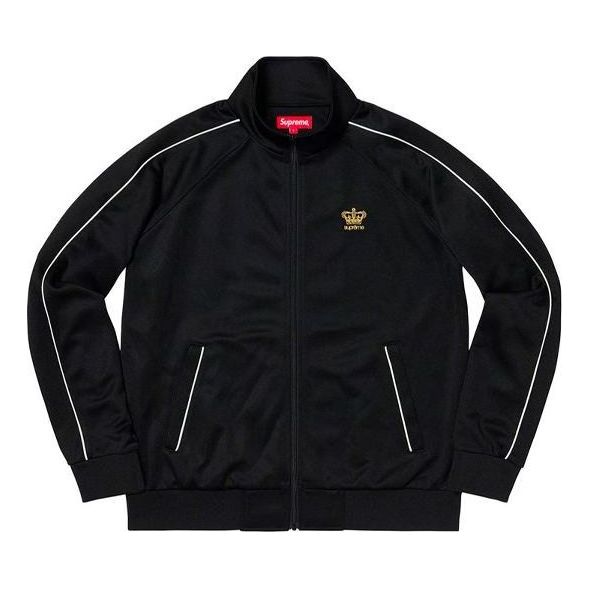 Supreme Crown Track Jacket 'Black' SUP-FW19-182