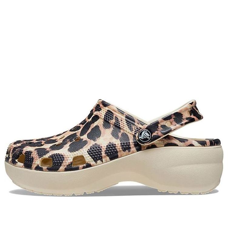 (WMNS) Crocs Classic Platform 'Leopard' 207844-2Y4