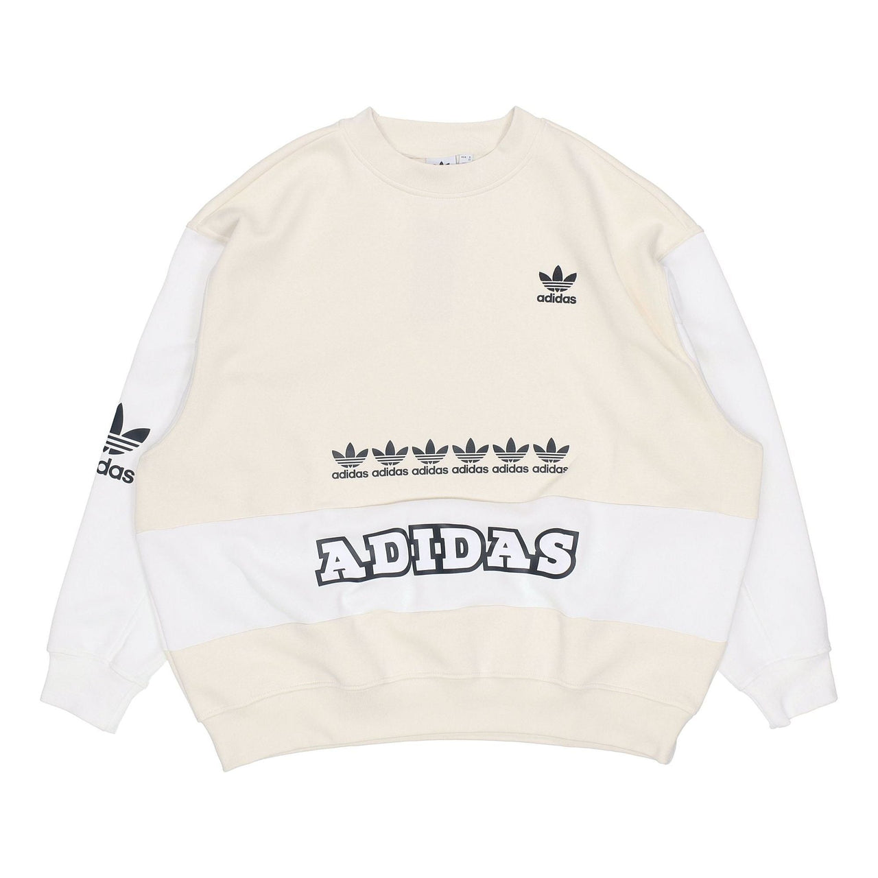 (WMNS) adidas Originals Trefoil Logo Sweatshirts 'White' H20451