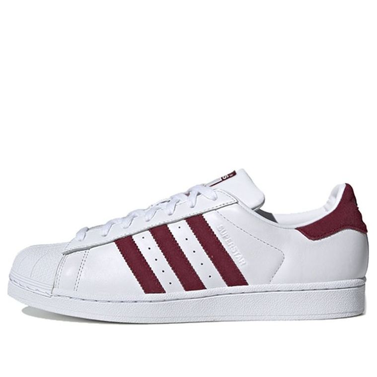adidas Superstar 'Cloud White Collegiate Burgundy' EF9240