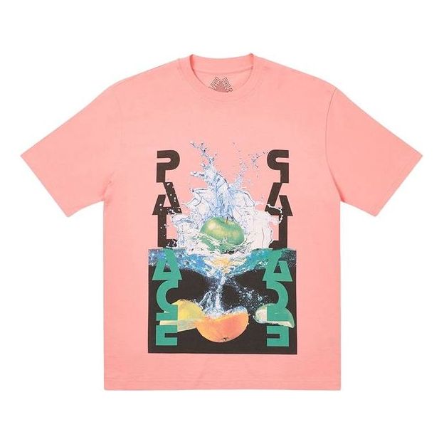 PALACE Furi Round Neck Short Sleeve Unisex Pink Red P19TS040