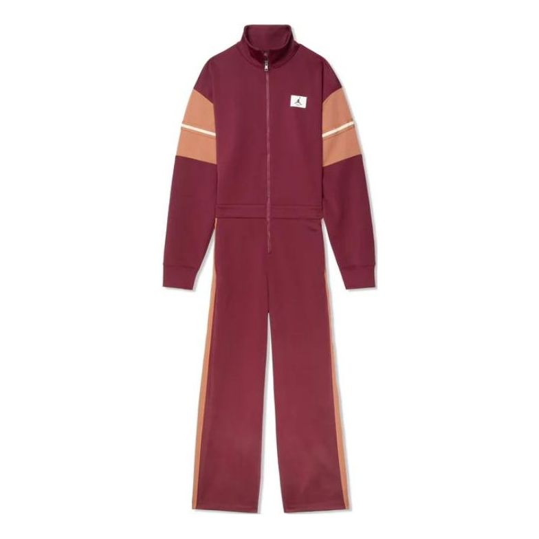 (WMNS) بدلة طيران إير جوردان هيريتيج فلايت "Cherrywood Red Mineral Clay" DQ4629-645