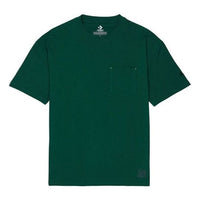 Men's Converse Renew Solid Color Loose Pocket Short Sleeve Green 10020016-A05