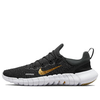 (WMNS) Nike Free Run 5.0 Next Nature 'Dark Smoke Grey Metallic Gold Coin' CZ1891-005