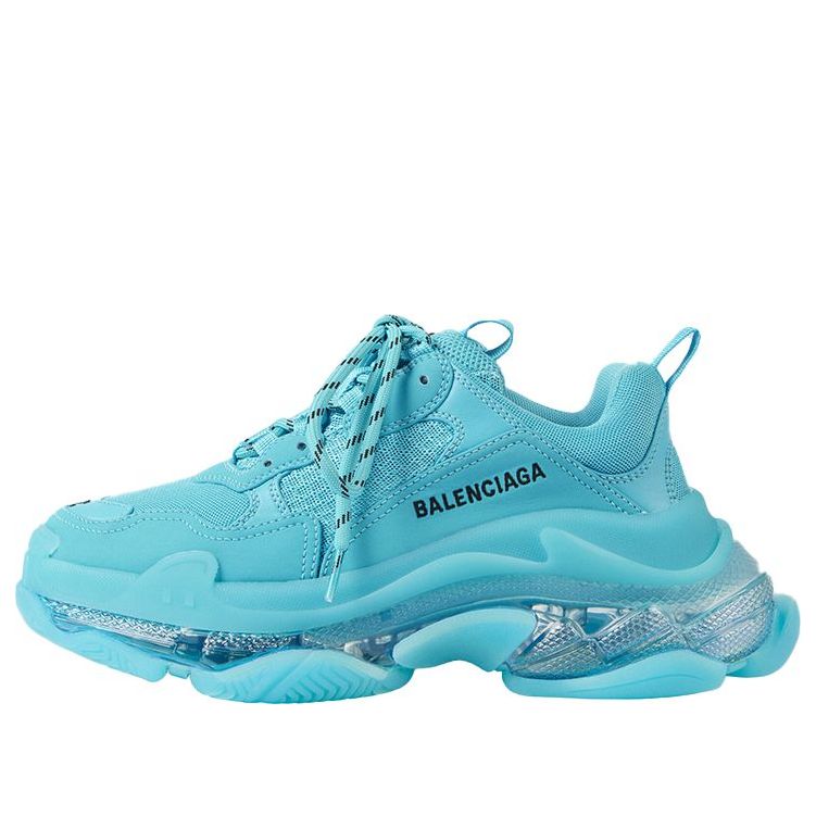 (WMNS) Balenciaga Triple S Sneaker 'Clear Sole - Turquoise' 544351W2GA14452