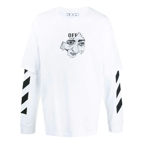 Men's Off-White Printing Sports White OMAB022F20FAB0040110