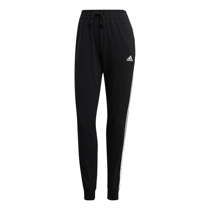 (WMNS) adidas Training Essentials 3-Stripes Pants Asia Sizing 'Black' GM5542