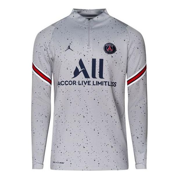Air Jordan x Paris Saint Germain ADV Elite Strike Drill Top 'Grey Navy Red' DH7555-013