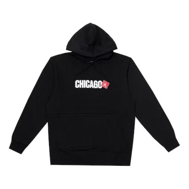 Air Jordan Chicago City Pullover Hoodie 'Black' DD8063-010