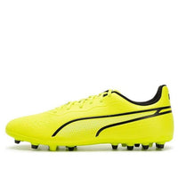 PUMA King Match MG Cleats 'Solar Yellow Black' 107572-02