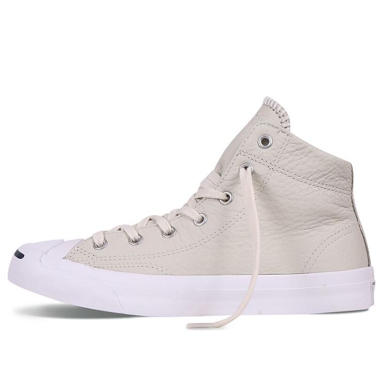 Converse Jack Jack Purcell Leather Mid Top Beige 155719C