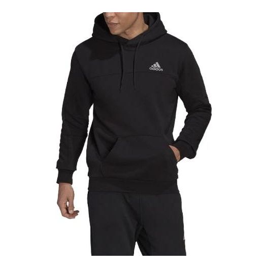 adidas Stadium Fleece Badge of Sport Hoodie 'Black' HL1599