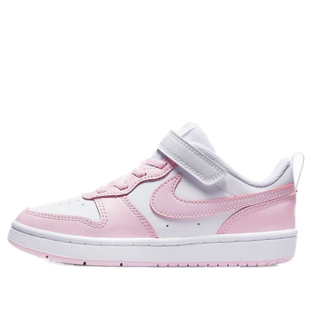 (PS) Nike Court Borough Low 2 'White Pink Foam' DQ0473-100
