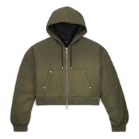 (WMNS) Air Jordan x Travis Scott Canvas Hooded Jacket Asia Sizing 'Cargo Khaki' FD9114-325