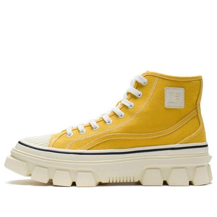 Li-Ning CF Classic Canvas Hi 'Yellow White' AGCS206-7