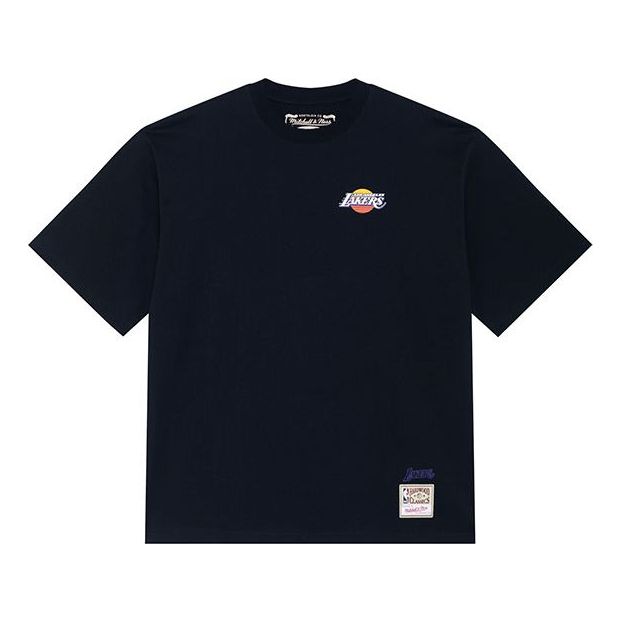 Mitchell & Ness x NBA Los Angeles Lakers T-Shirt 'Black' MNJYSST23030-BLACK