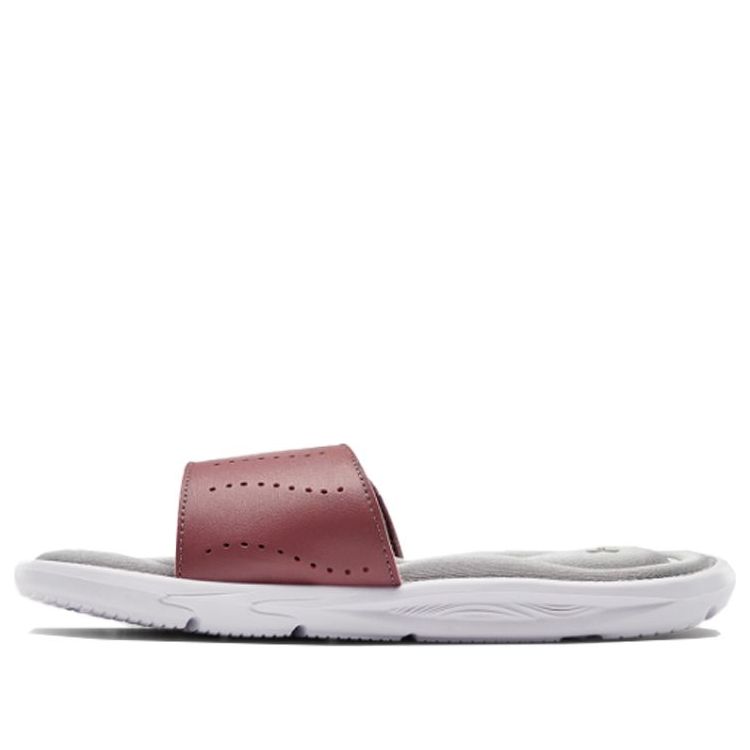(WMNS) Under Armour Ignite 9 Slide 'White Hushed Pink' 3022717-102