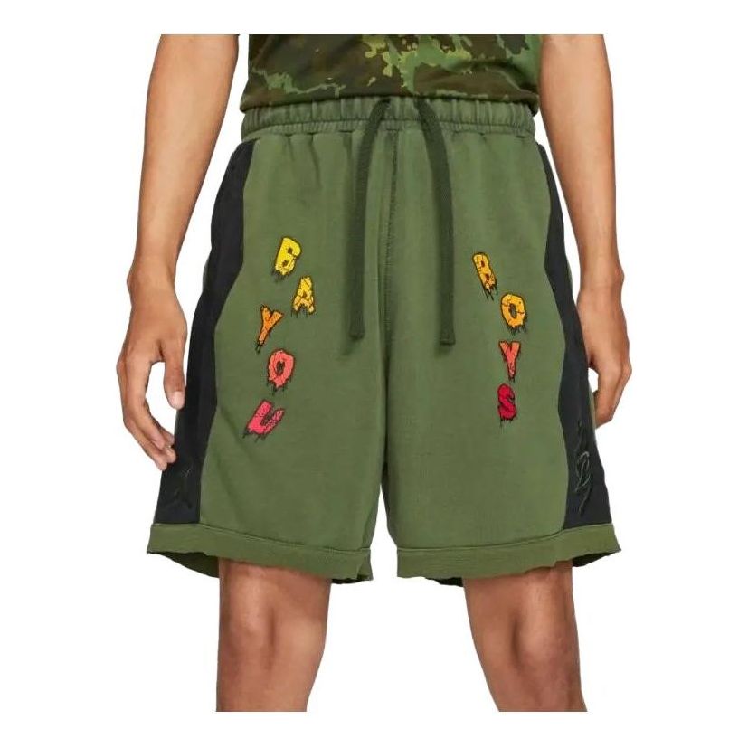 Nike AS M J ZION DF FLC Short BB CARBON Green DJ4677-335