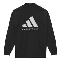 adidas Basketball Long Sleeve Tee 'Black' IR8489
