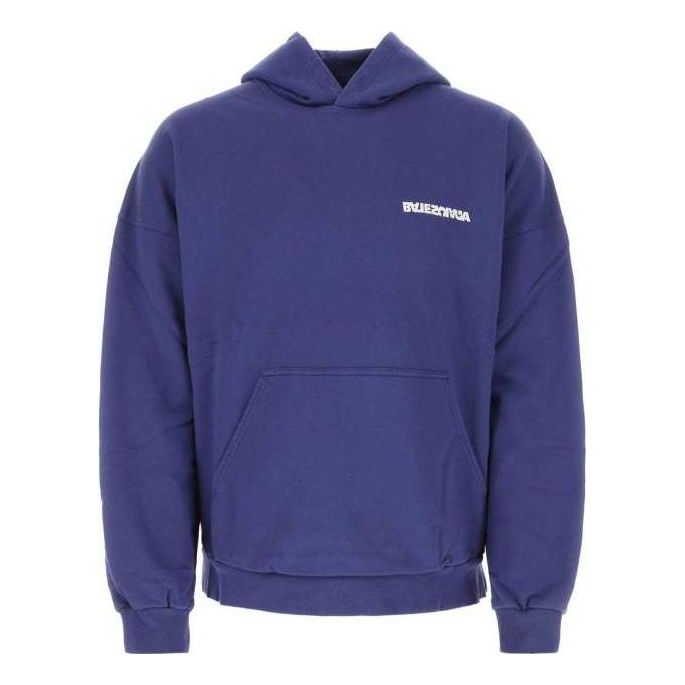 Balenciaga Turn Hoodie Wide Fit 'Blue' 674986TNVB64388
