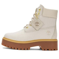 (WMNS) Timberland Stone Street 6 Inch Platform Waterproof Boot 'Light Taupe' A6AWZW