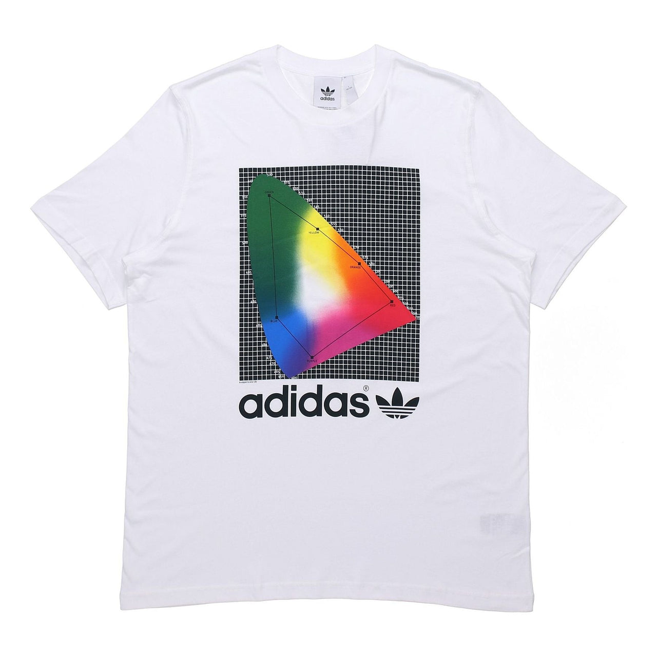 adidas originals Spectrum Tee Round Neck Pullover Short Sleeve White EI6216