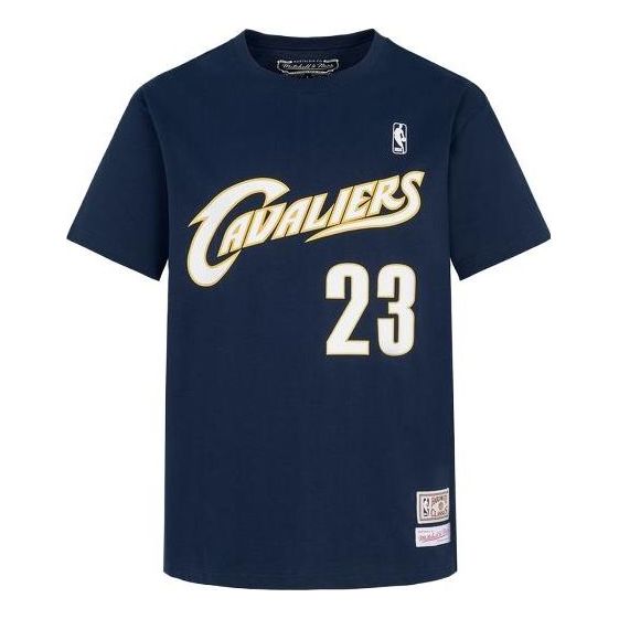 Mitchell & Ness x NBA Cleveland Cavaliers T-Shirt 'Lebron James 23' MNJYSST230131-NAVY