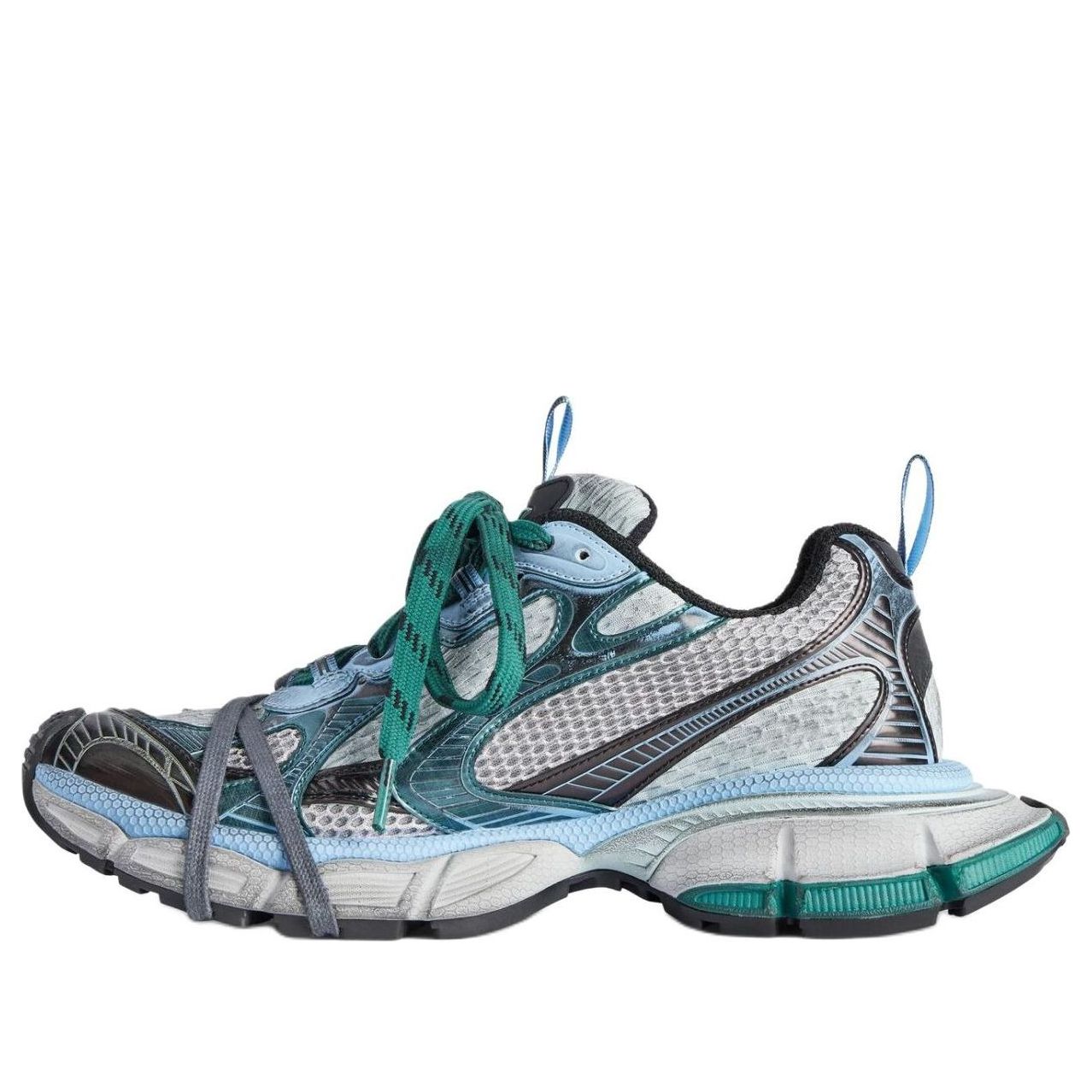Balenciaga 3XL Sneakers 'Grey Blue Mesh' 734734W3XL53124