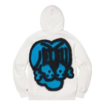Supreme FW18 Bone Zip Up Hood Jacket 'White' SUP-FW18-113