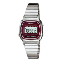 CASIO Waterproof Mens Wine Red Digital LA670WA-4