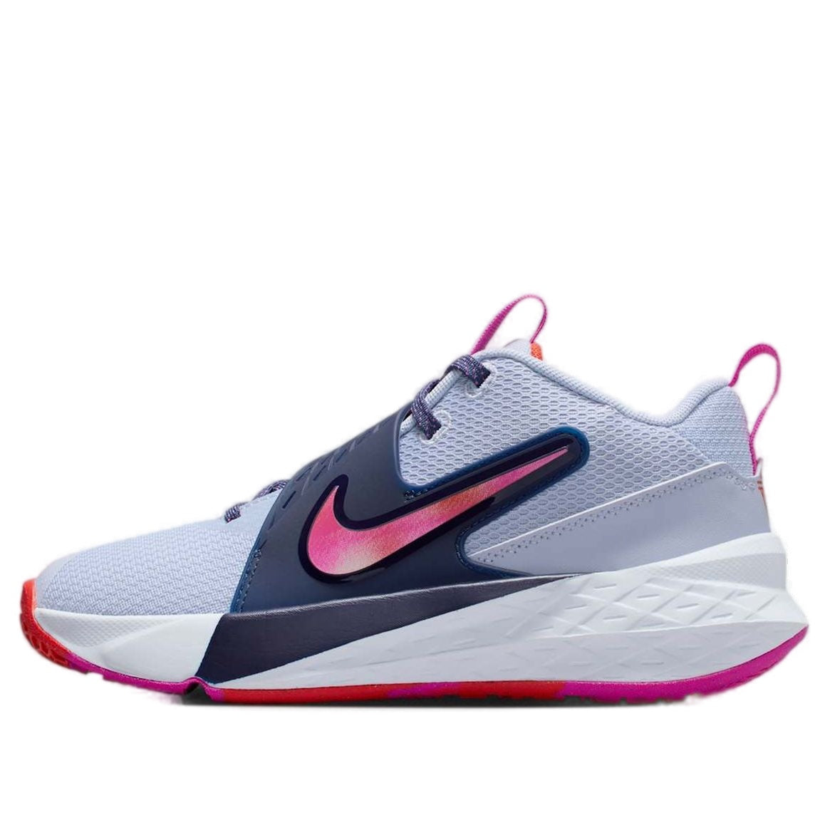 (GS) Nike Team Hustle D12 'Ghost Fire Pink' HF6279-005