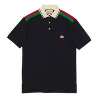 Gucci Cotton Polo With Interlocking G 'Black' 737656-XJF4V-1043