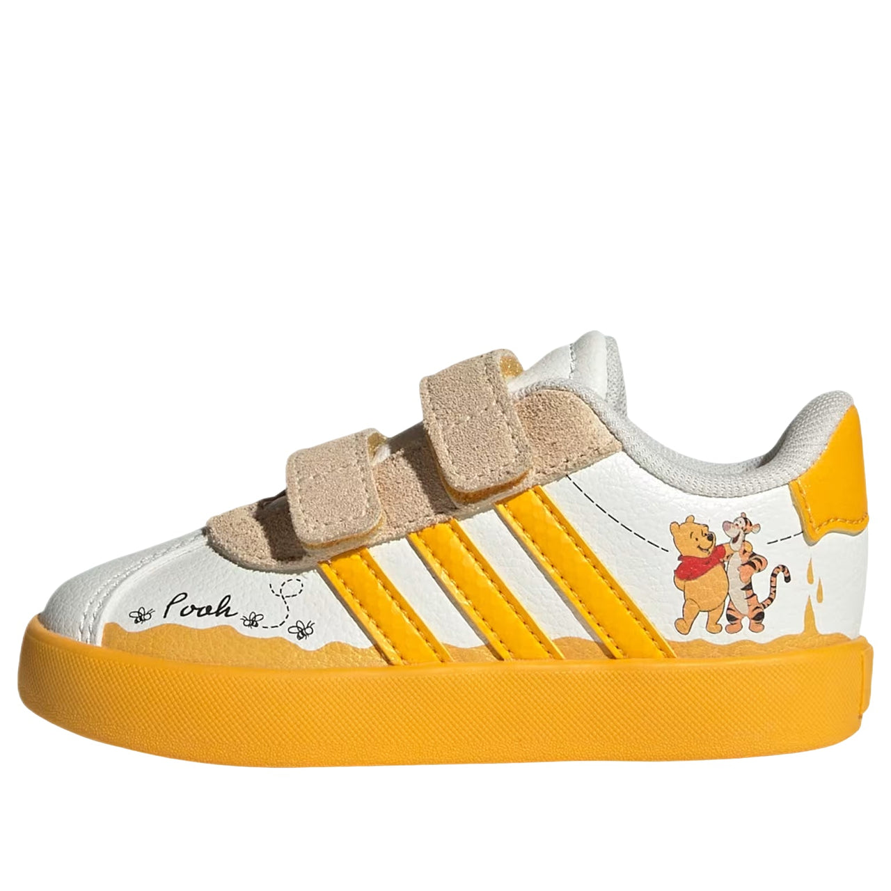(TD) adidas x Disney VL Court 3.0 'Off White Crew Yellow Core Black' KI9176