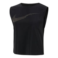 (WMNS) Nike AS W NK Run DVN TANK PLEATED Black CZ2836-010