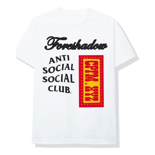 ANTI SOCIAL SOCIAL CLUB x CPFM Crossover Alphabet Short Sleeve Unisex White ASSC-FW20-002