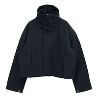 Men's Nike x MMW Crossover Solid Color Short Hooded Jacket Autumn Black DD9430-010